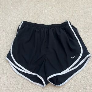Black Nike tempo shorts